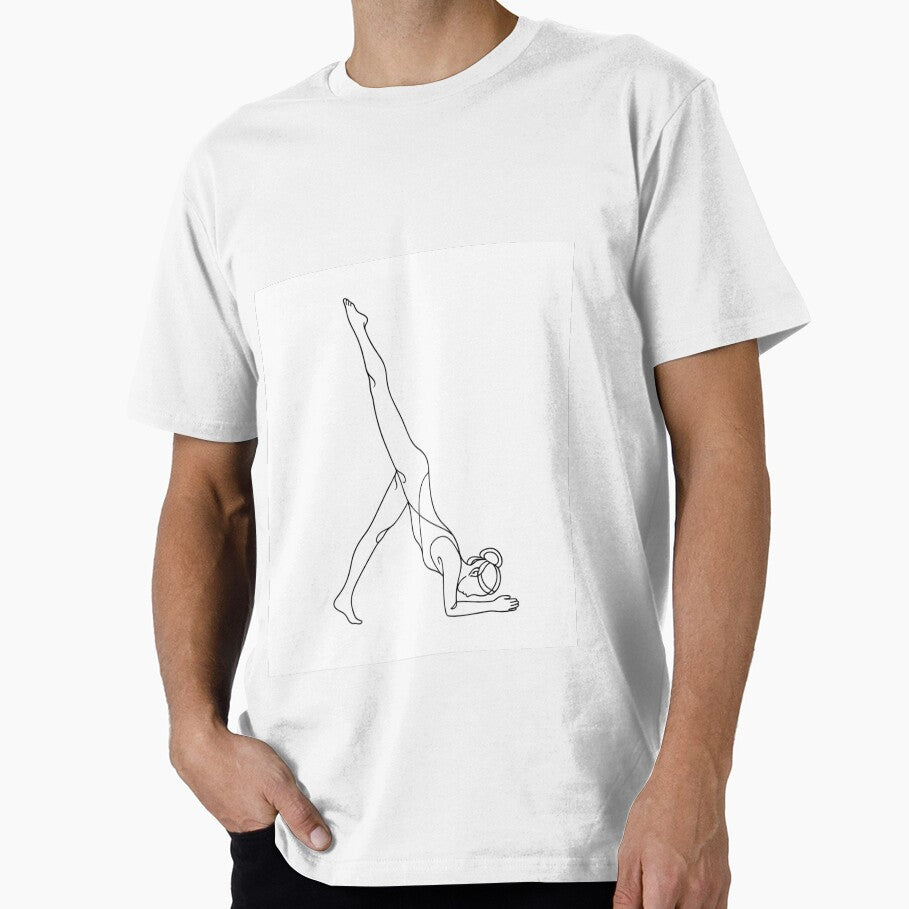 One Legged Dolphin Yoga Line Art by BlairWynne
