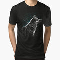 Wolf in Blue Rain by FenixRiver