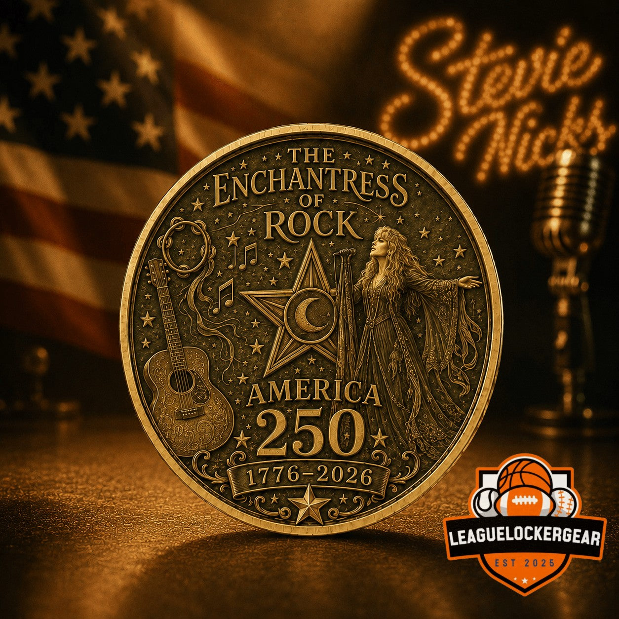 Stevie Nicks 250th Anniversary Commemorative Coin