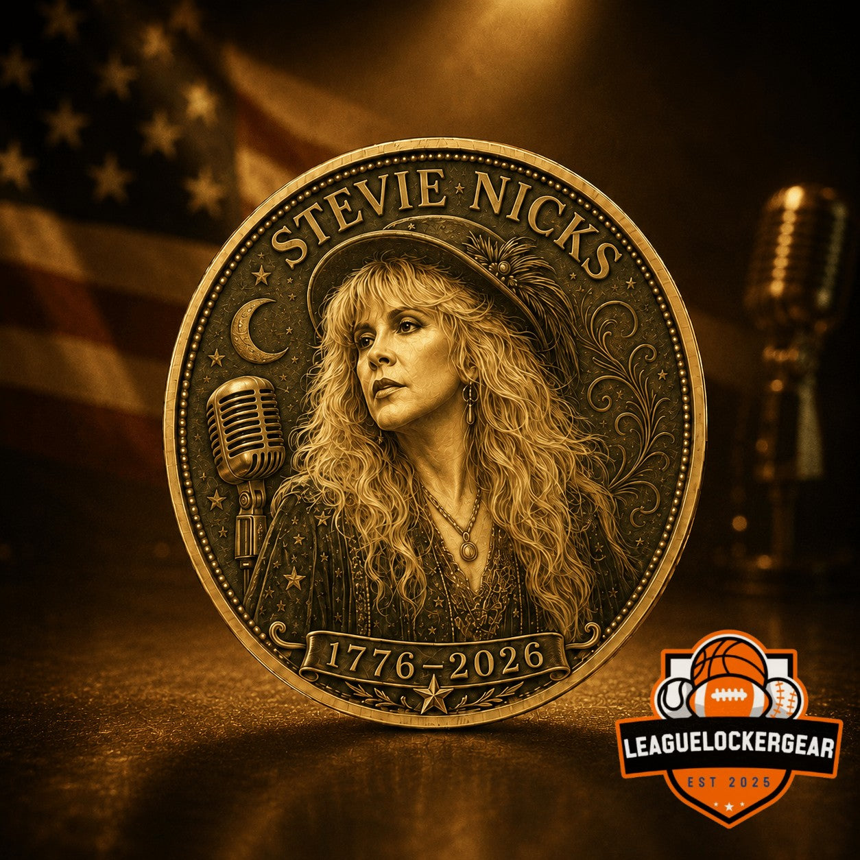 Stevie Nicks 250th Anniversary Commemorative Coin