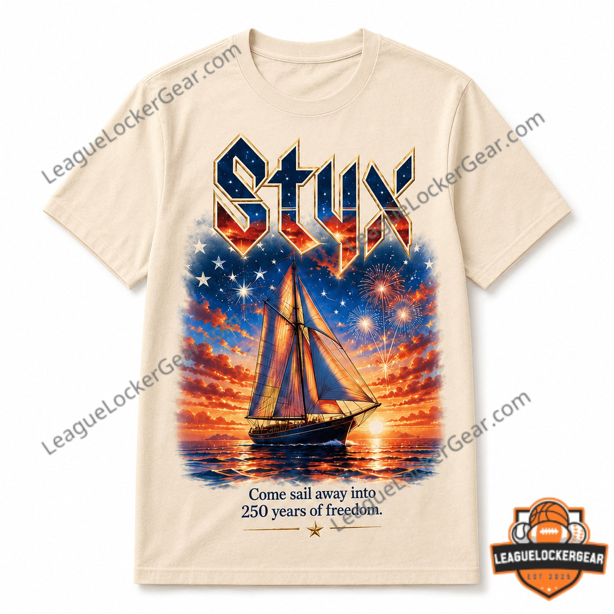Styx America 250th Anniversary Come Sail Away T-Shirt