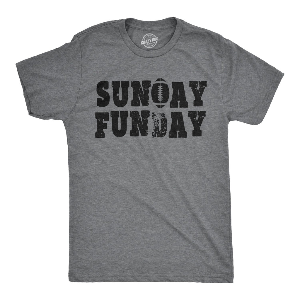 Sunday Funday Vintage Football Men's T Shirt