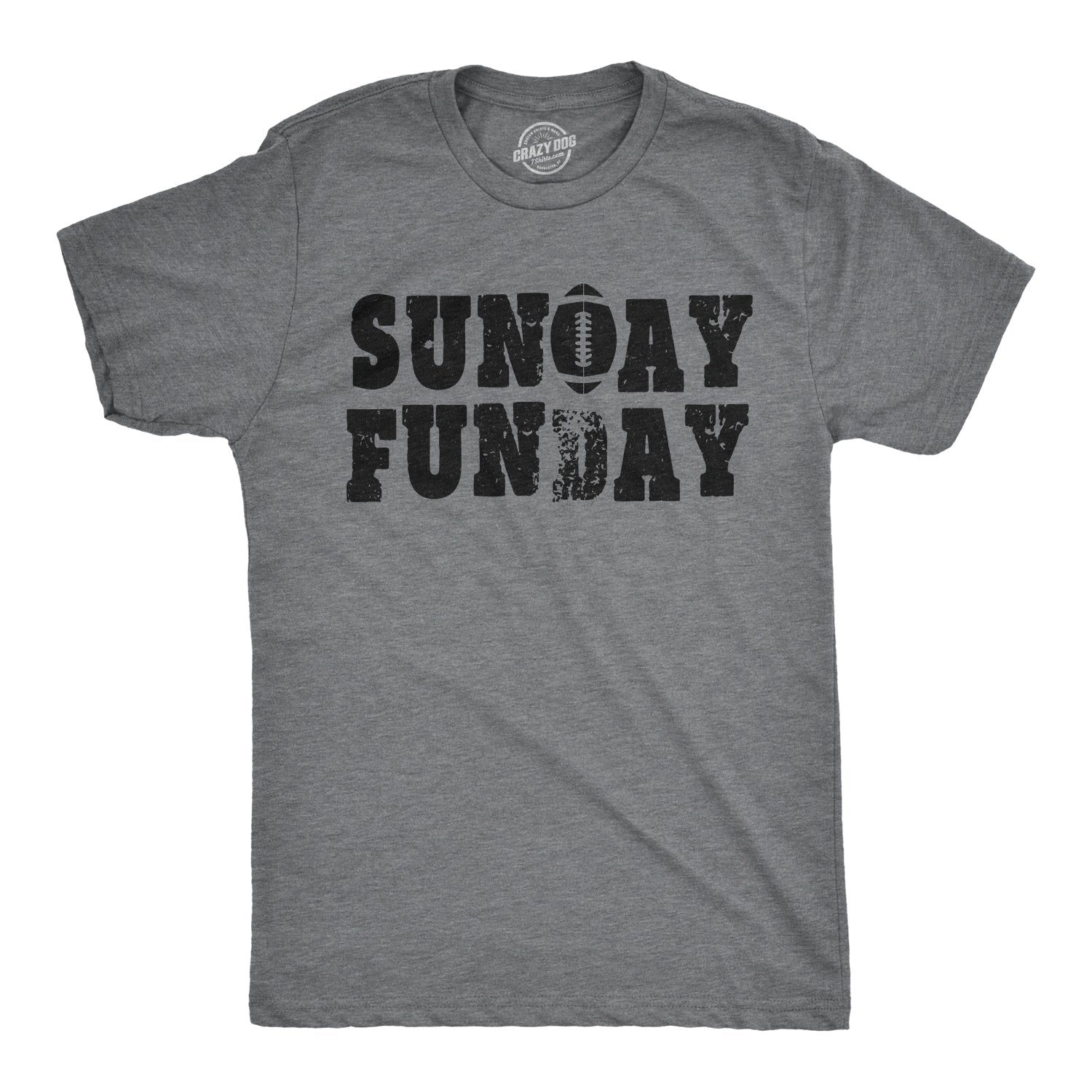 Sunday Funday Vintage Football Men's T Shirt