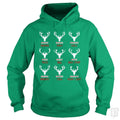Reindeer Emoticon Hoodie