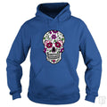 Day of the Dead Skull Hoodie