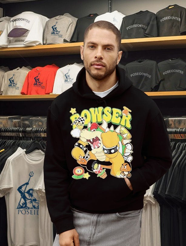 Super Mario Bowser Kart Racing Nintendo World T-shirt