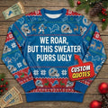 Personalized Detroit Lions Ugly Christmas Sweater – Funny Custom Quote One Pride Holiday Crewneck