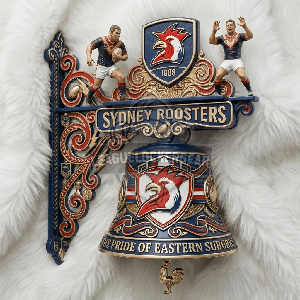 Sydney Roosters The Pride of Eastern Suburbs Wall Bell