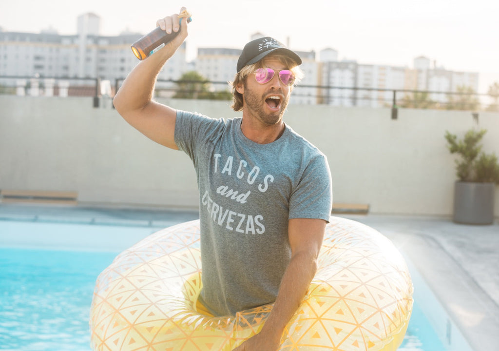 Tacos and Cervezas Men's T Shirt