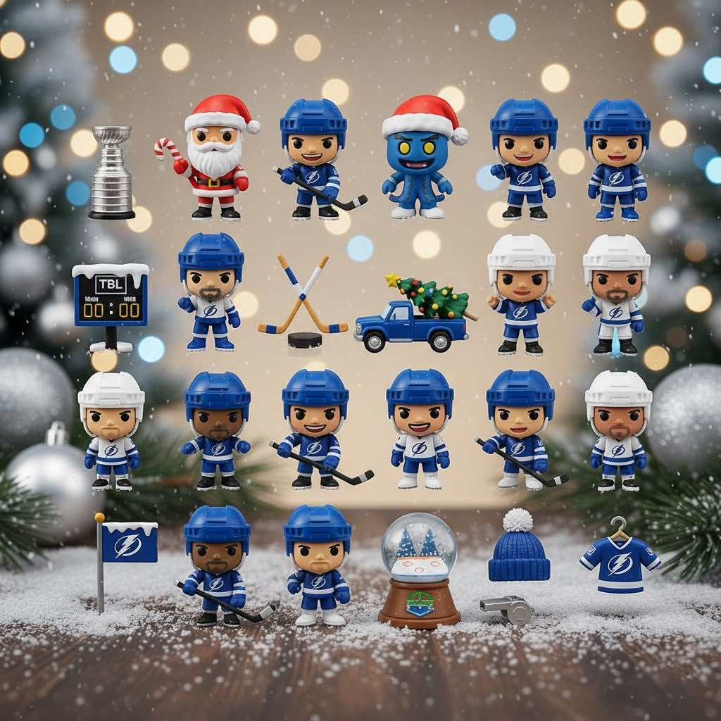 Tampa Bay Lightning Advent Calendar 2025 – Holiday Edition NHL Lightning Fan Collectible Set