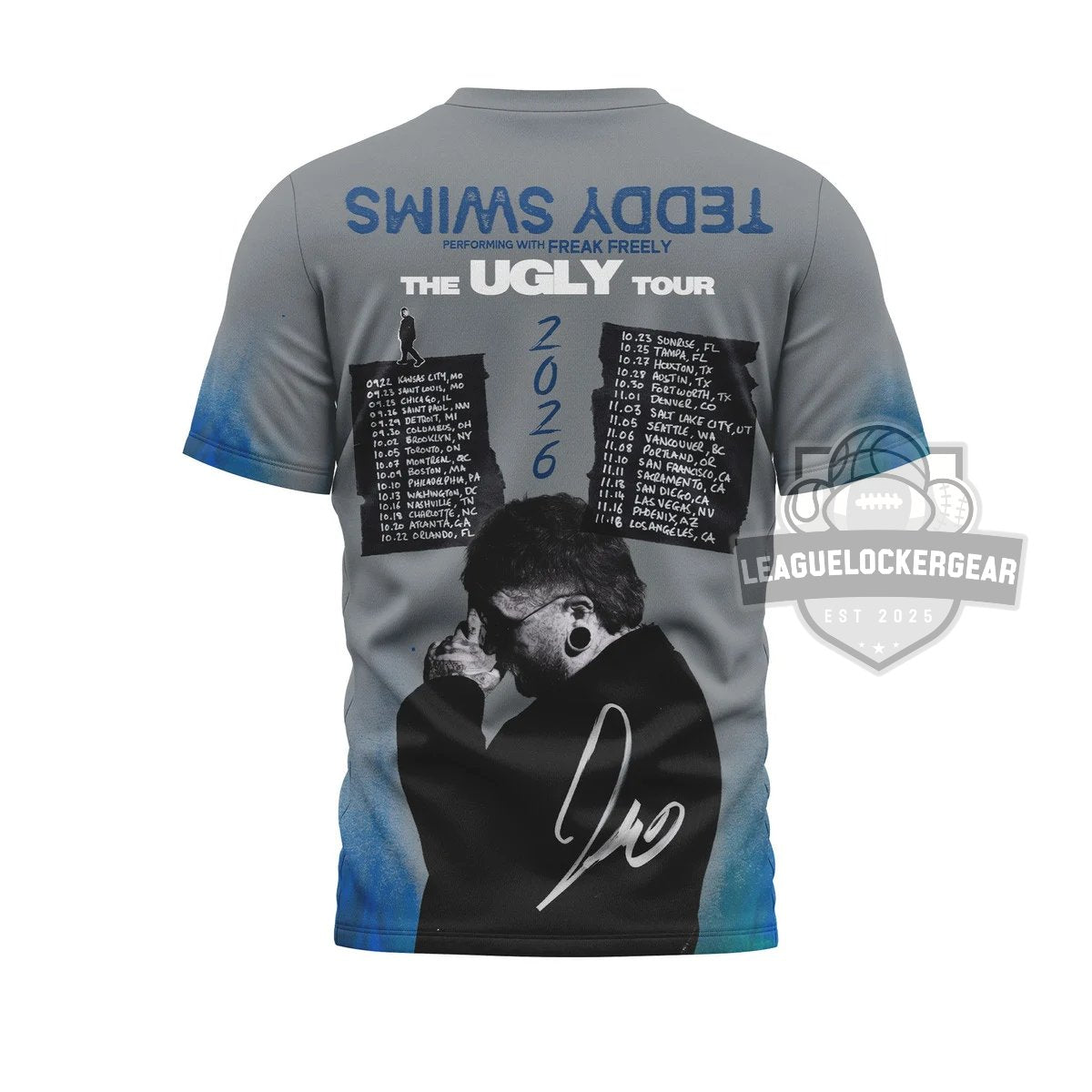 Teddy Swims The Ugly Tour 2026 T-Shirt