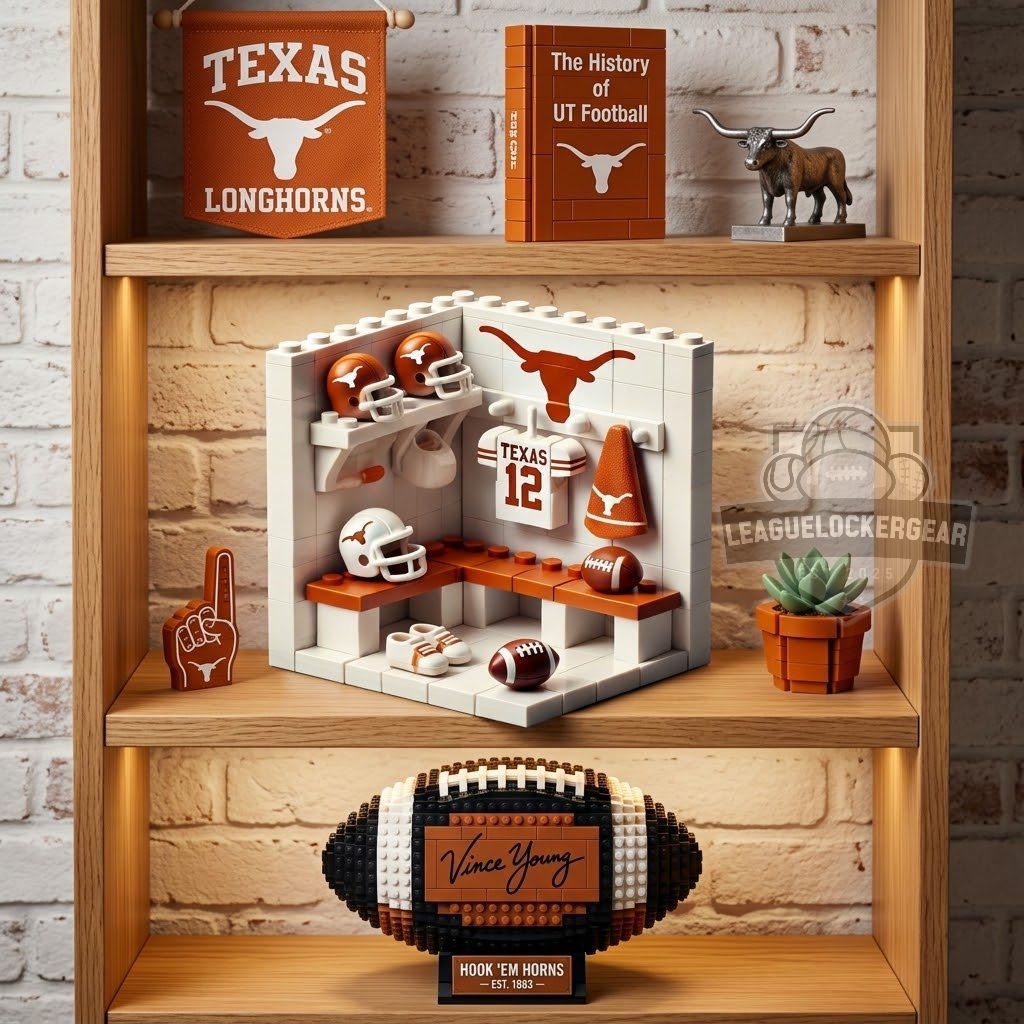 Texas Longhorns Lego Locker Room Diorama