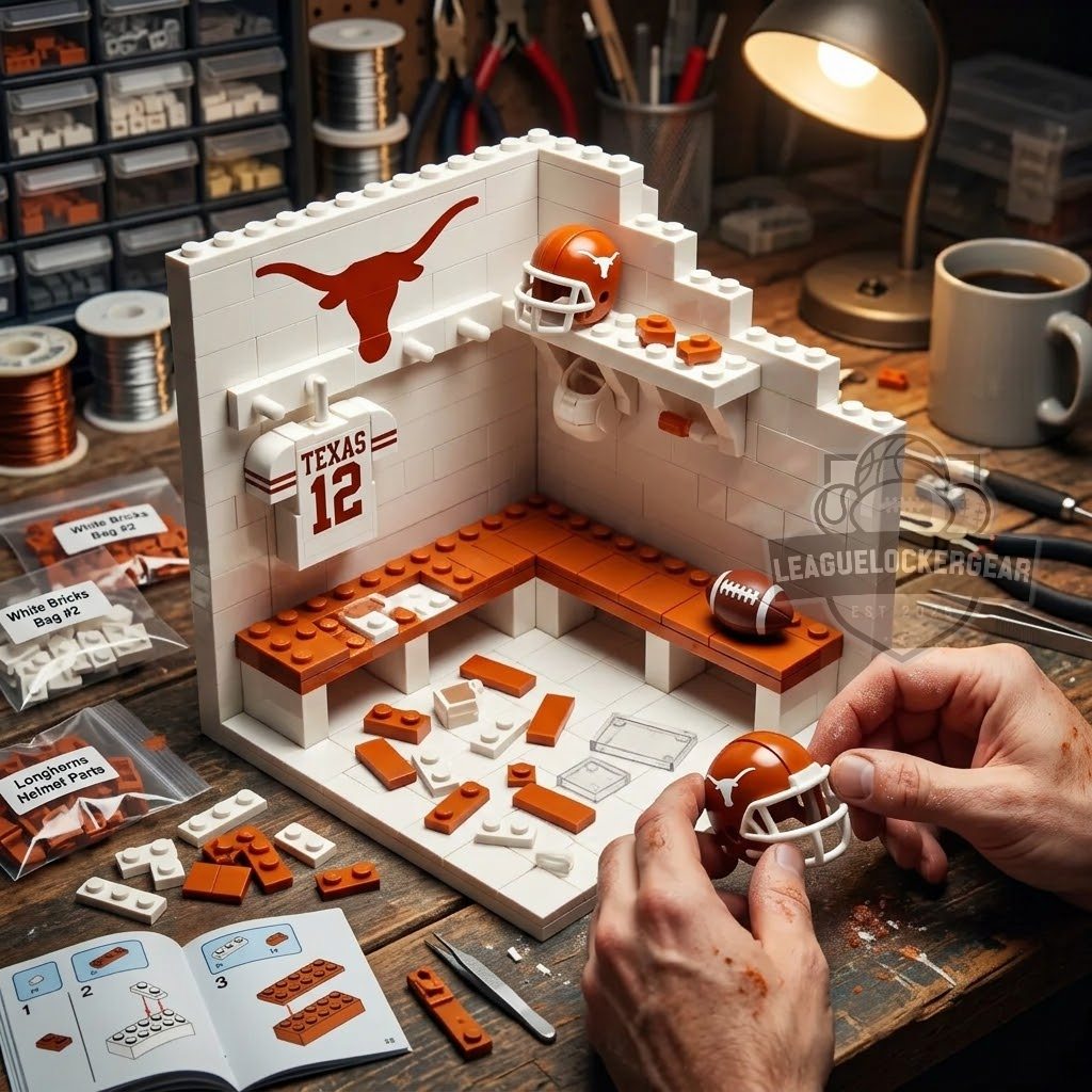 Texas Longhorns Lego Locker Room Diorama