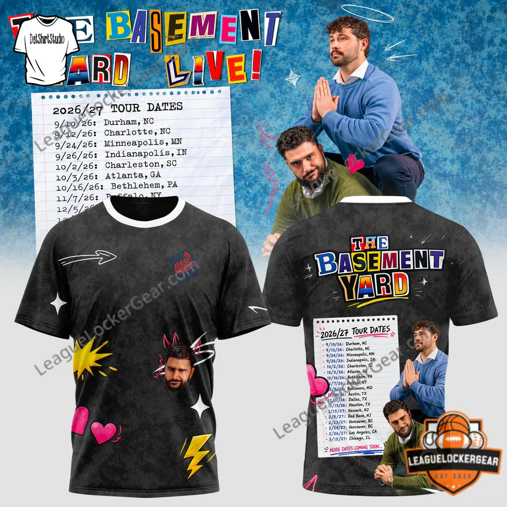 The Basement Yard Hard Live 2026/27 Tour T-Shirt
