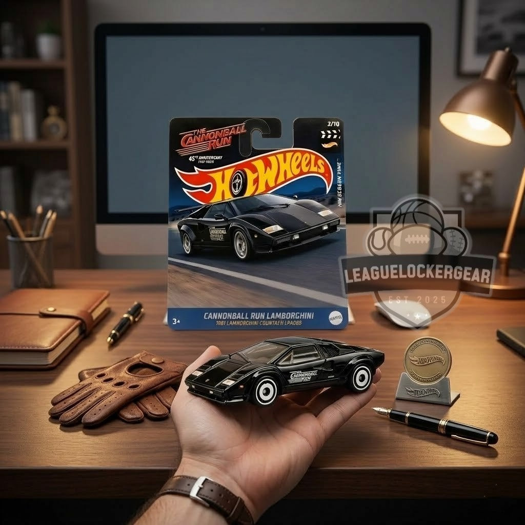 The Cannonball Run 45th Anniversary Lamborghini Hot Wheels Car