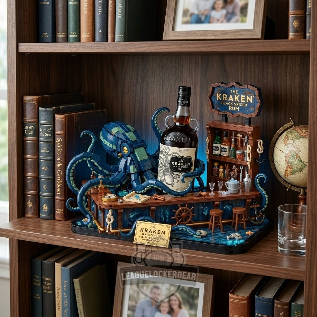 The Kraken Black Spiced Rum Brick Set