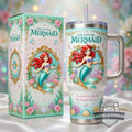 The Little Mermaid 3D Tumbler with Handle