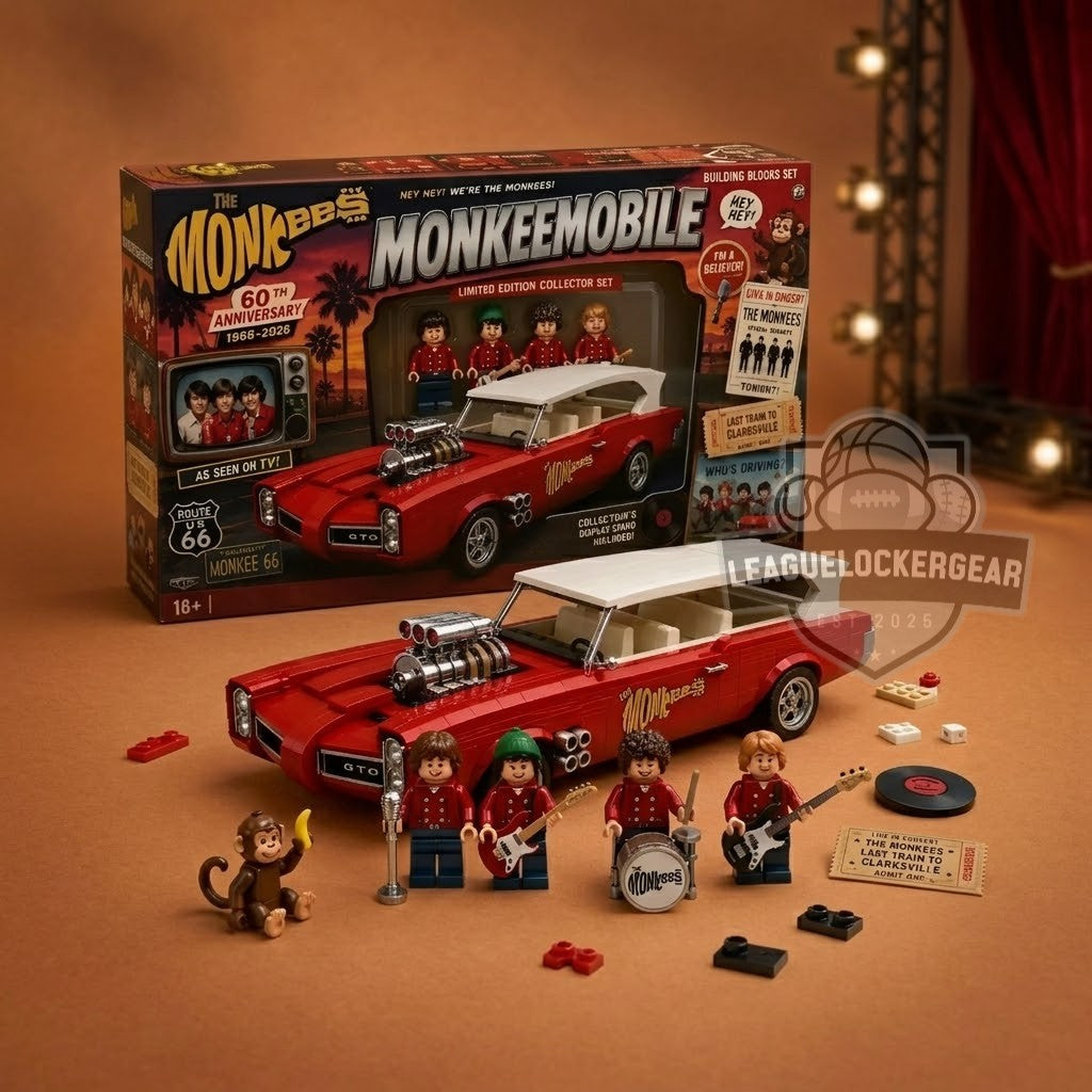The Monkees Monkeemobile 60th Anniversary Building Blocks Set