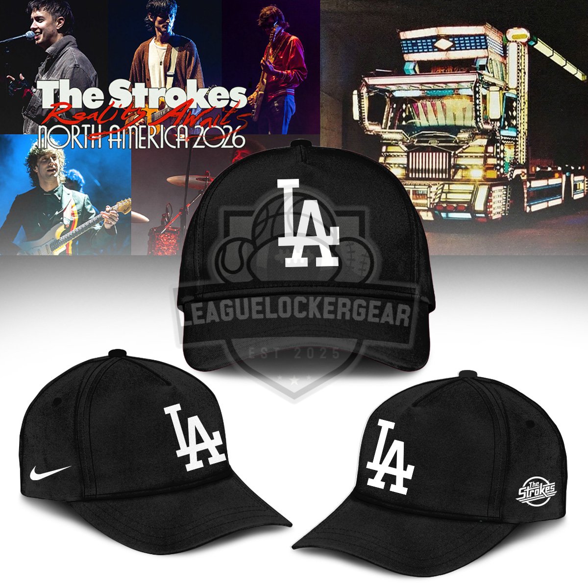 All Team MLB x The Strokes Road Awaits North America 2026 Baseball Jersey