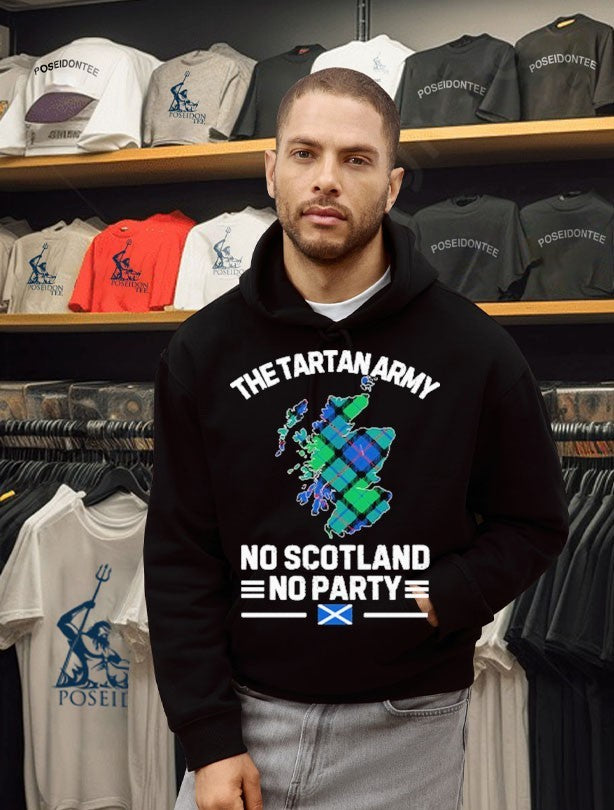 The Tartan Army No Scotland No Party T-shirt