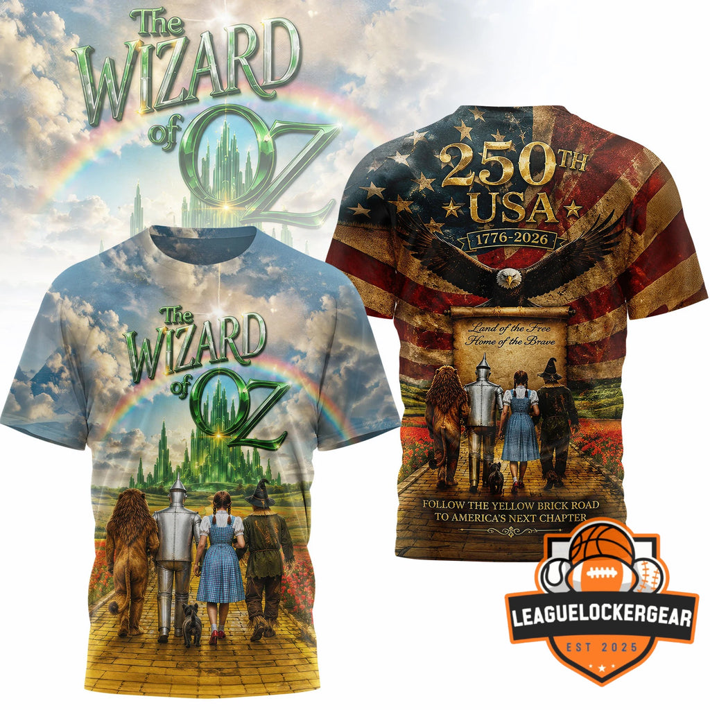 The Wizard of Oz 250th USA Anniversary 1776-2026 T-Shirt
