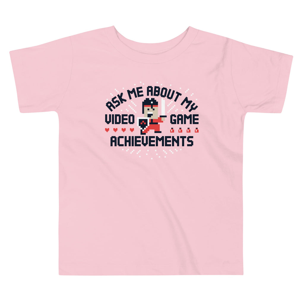 Ask Me About My Video Game Achievements Kid's Toddler Tee