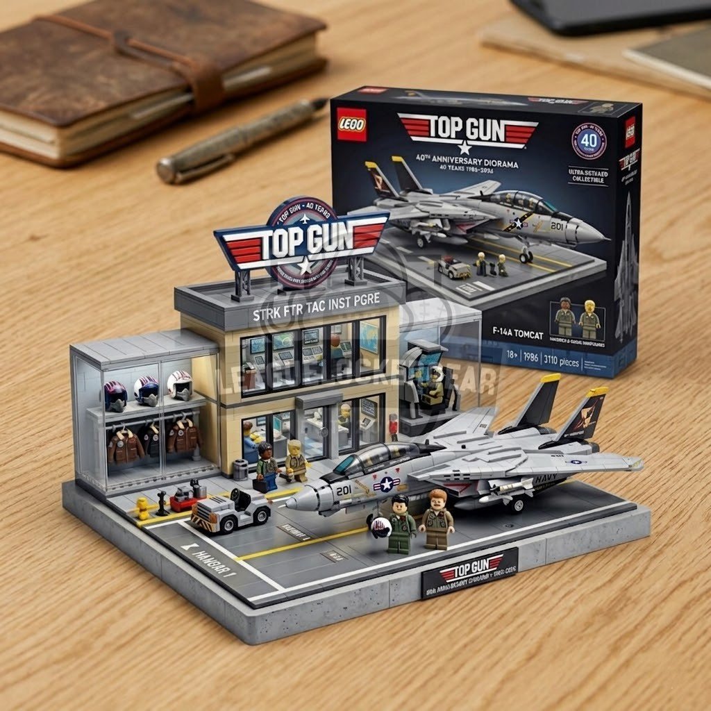 Gun 40th Anniversary F-14A Tomcat Brick Set