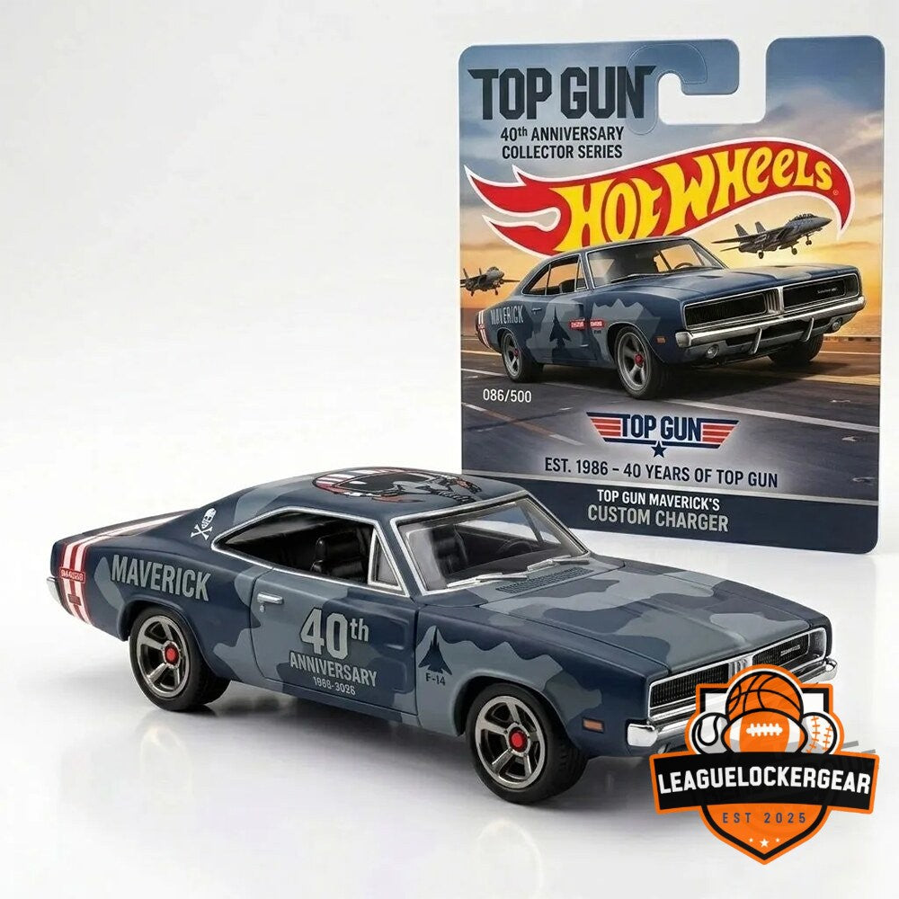 Gun 40th Anniversary Maverick’s Custom Charger Hot Wheels Diecast Car