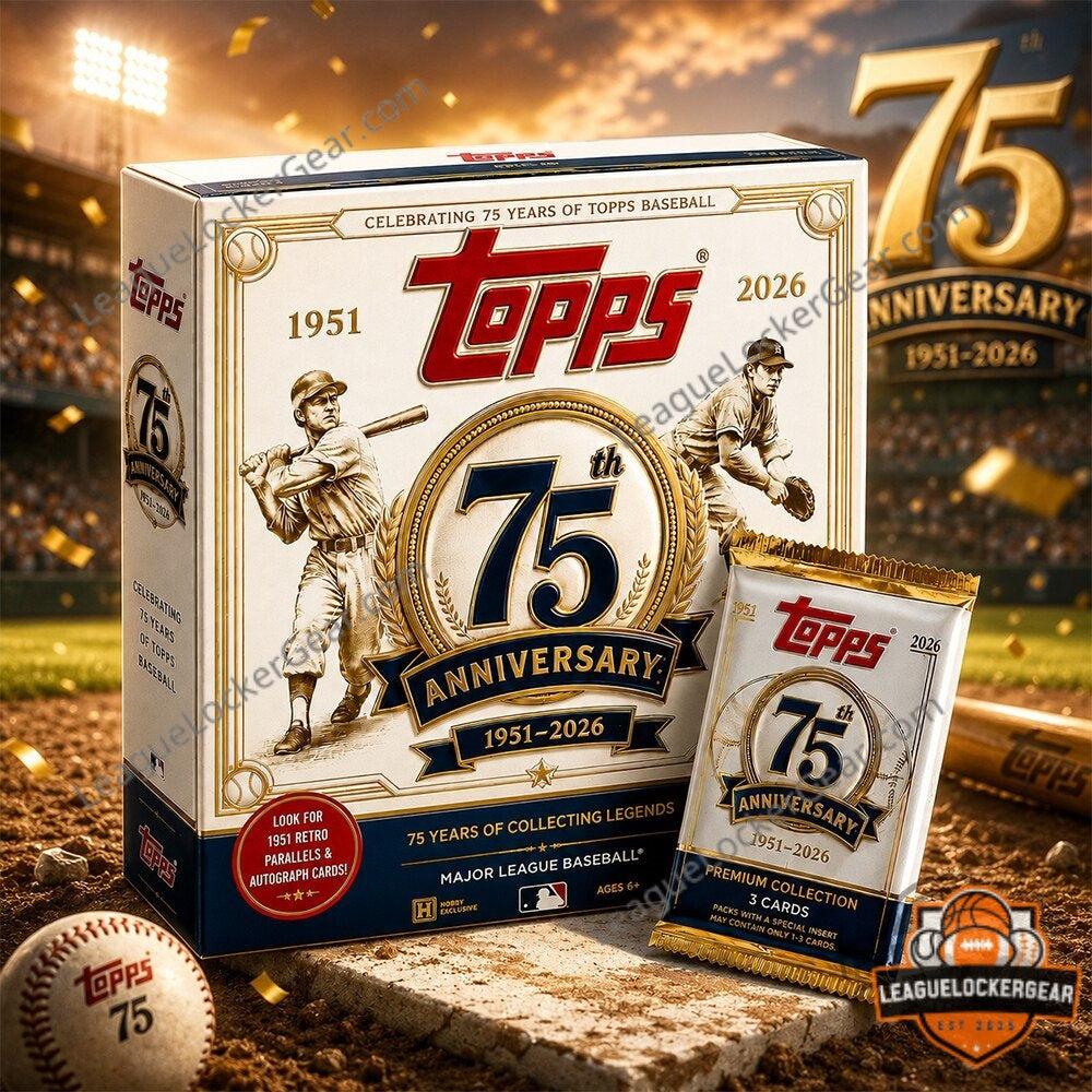 Topps Baseball 75th Anniversary 1951-2026 Trading Card Box