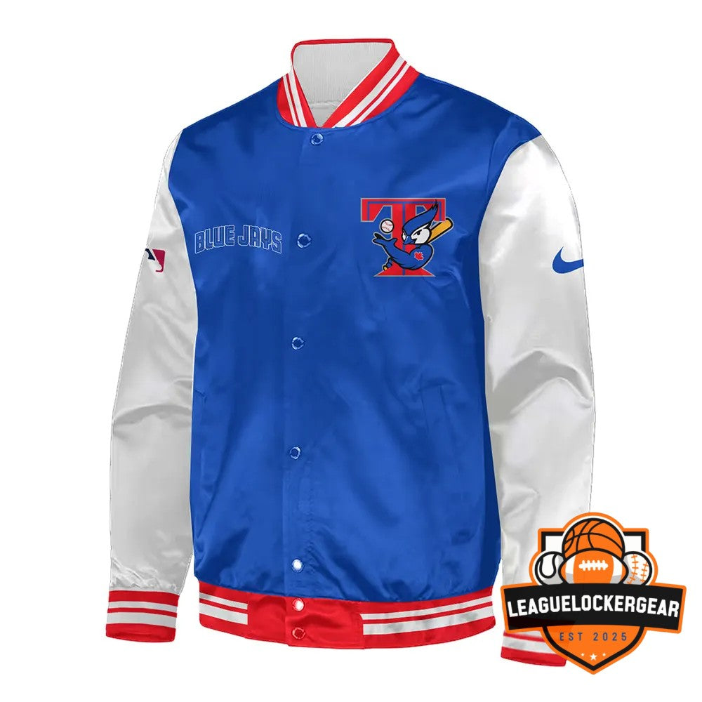 Toronto Blue Jays Classic T-Bird Logo Varsity Jacket