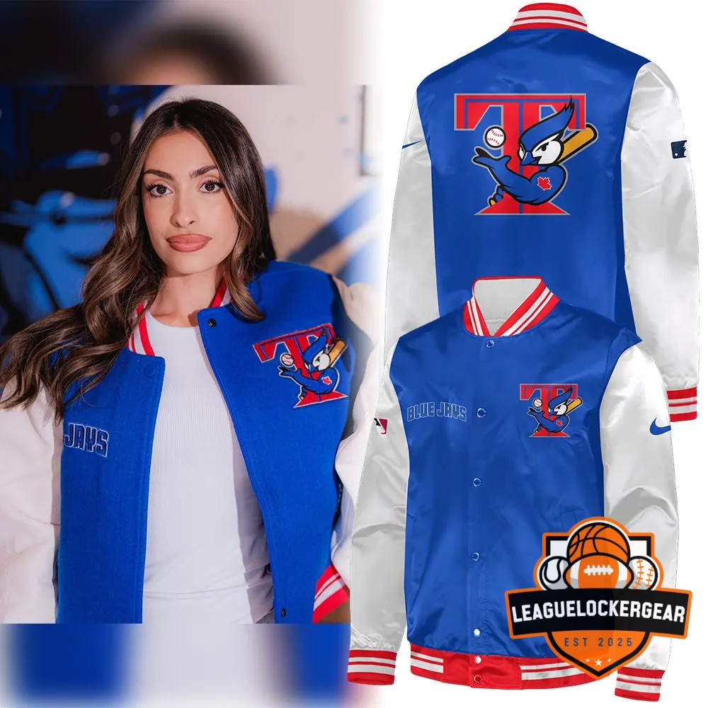Toronto Blue Jays Classic T-Bird Logo Varsity Jacket