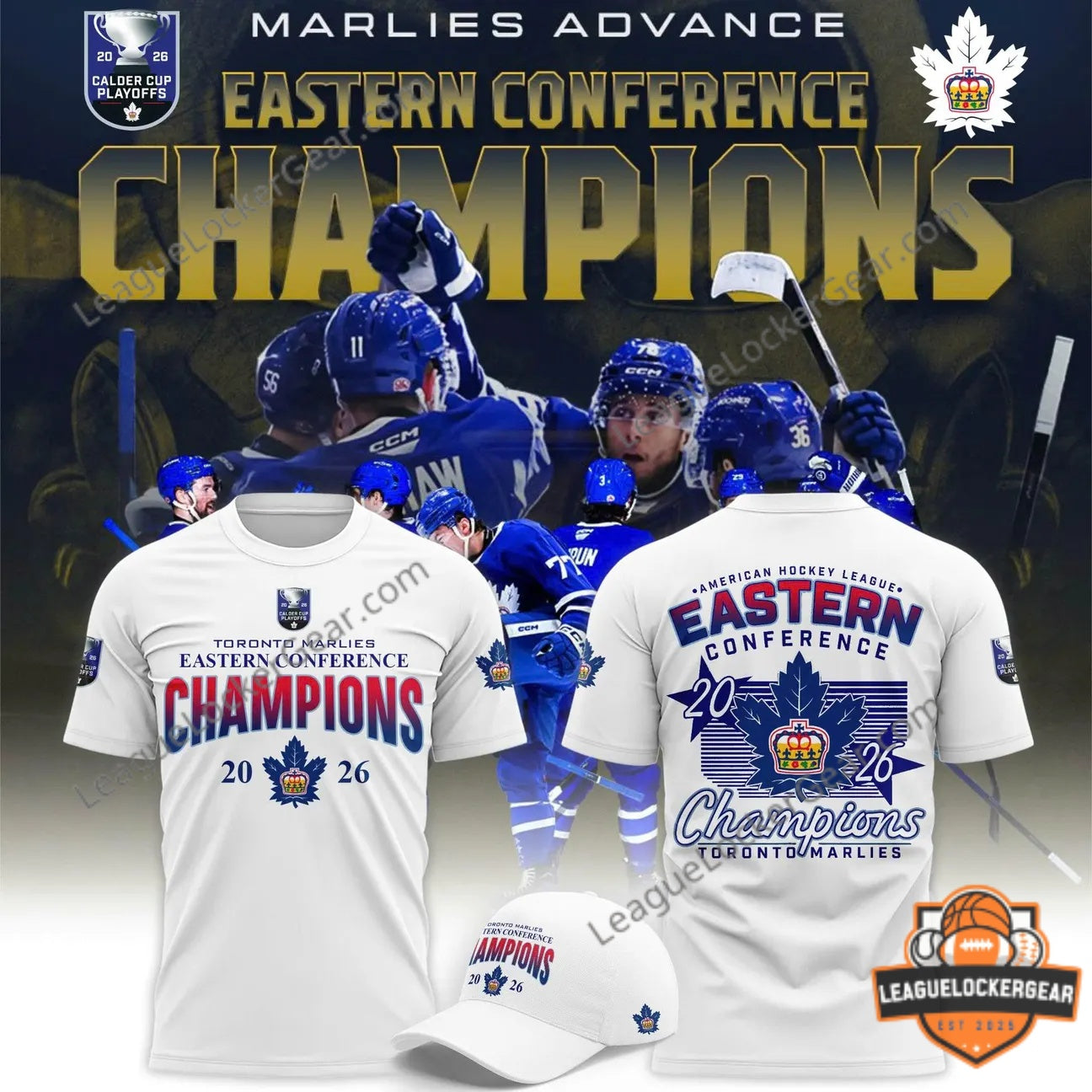 Toronto Marlies Calder Cup Playoffs Eastern Conference Champions 2026 T-Shirt
