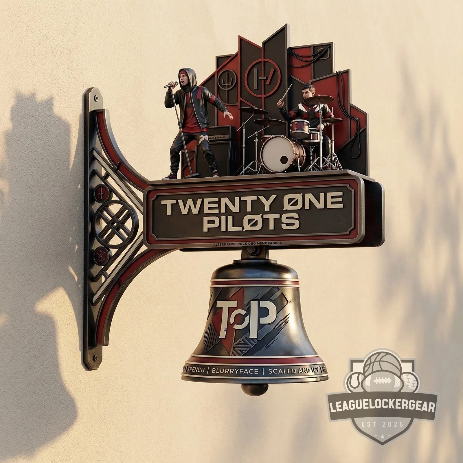 Twenty One Pilots Wall Mounted Bell