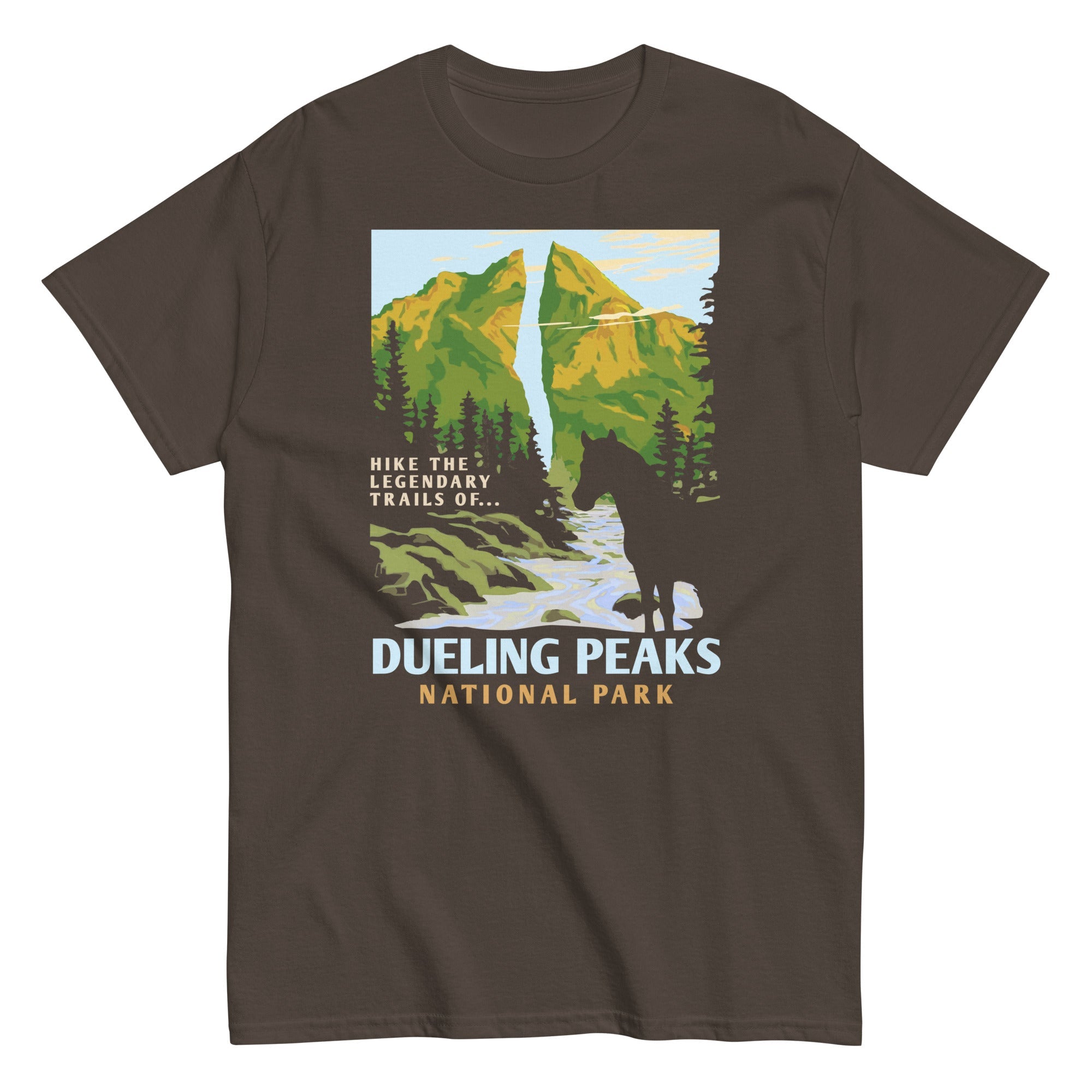 Dueling Peaks National Park Men's Classic Tee