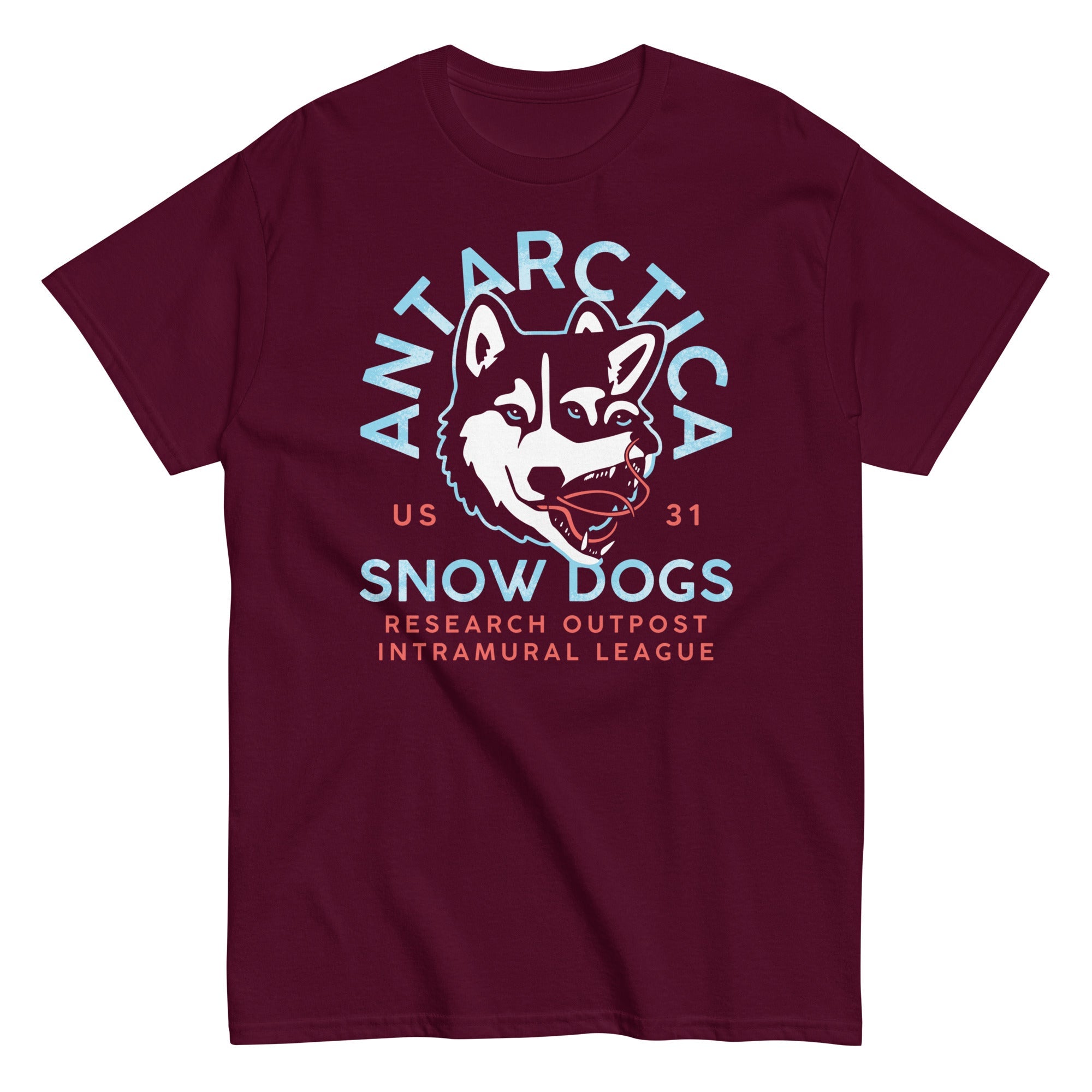 Antarctica Snow Dogs Men's Classic Tee