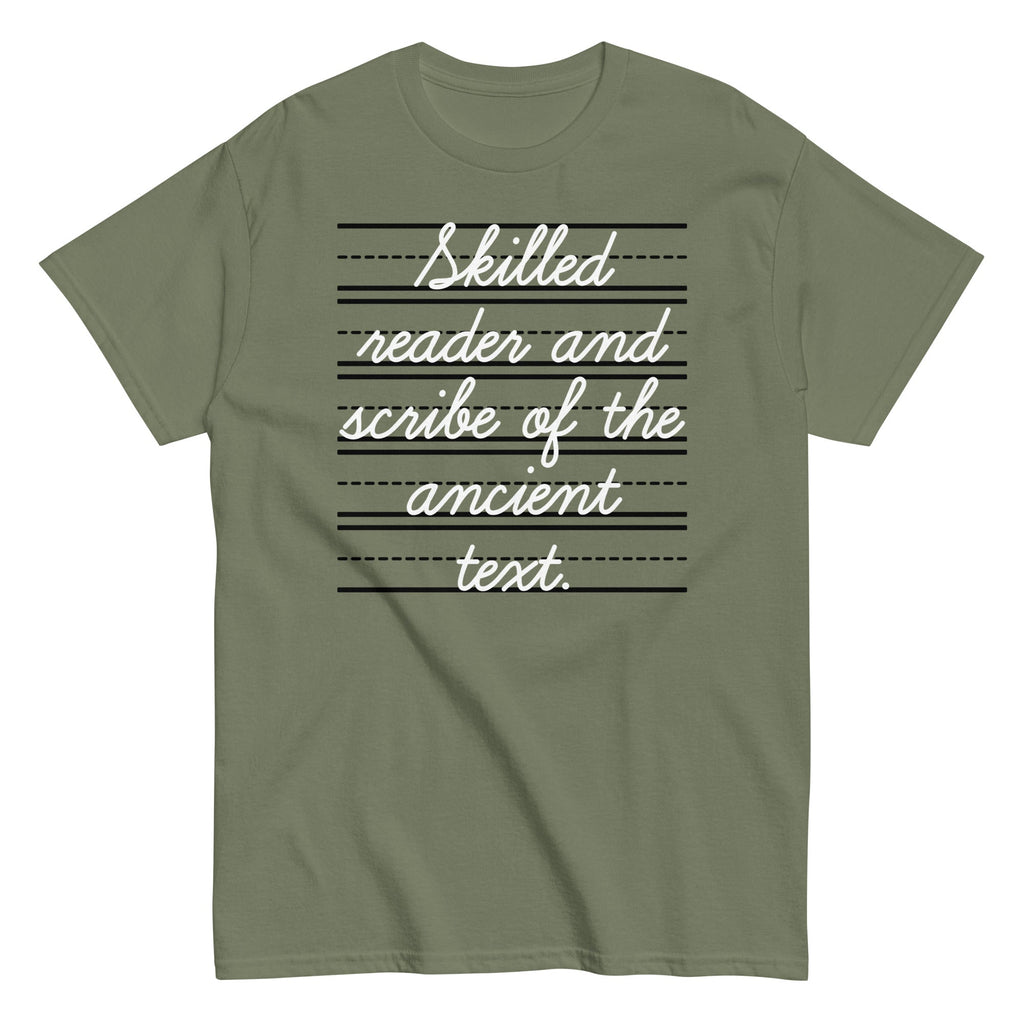 Skilled Reader And Scribe Of The Ancient Text Men's Classic Tee