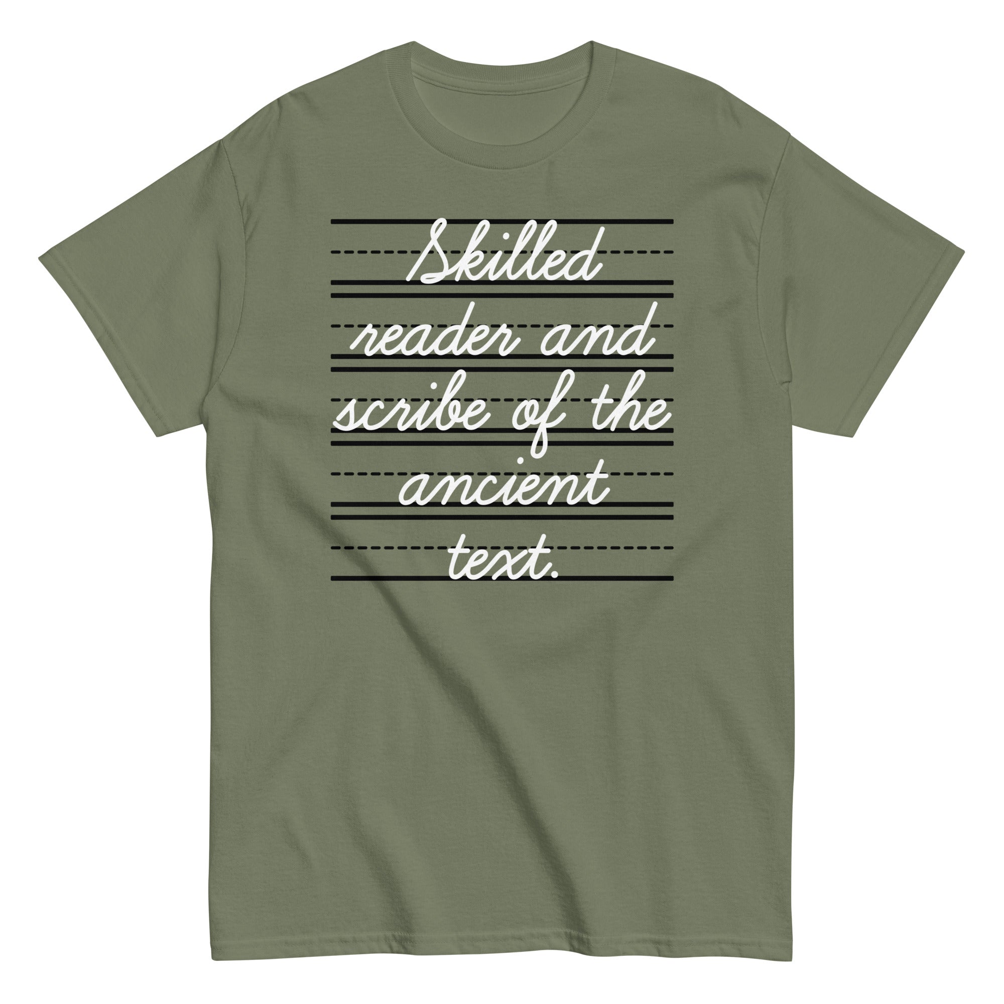 Skilled Reader And Scribe Of The Ancient Text Men's Classic Tee