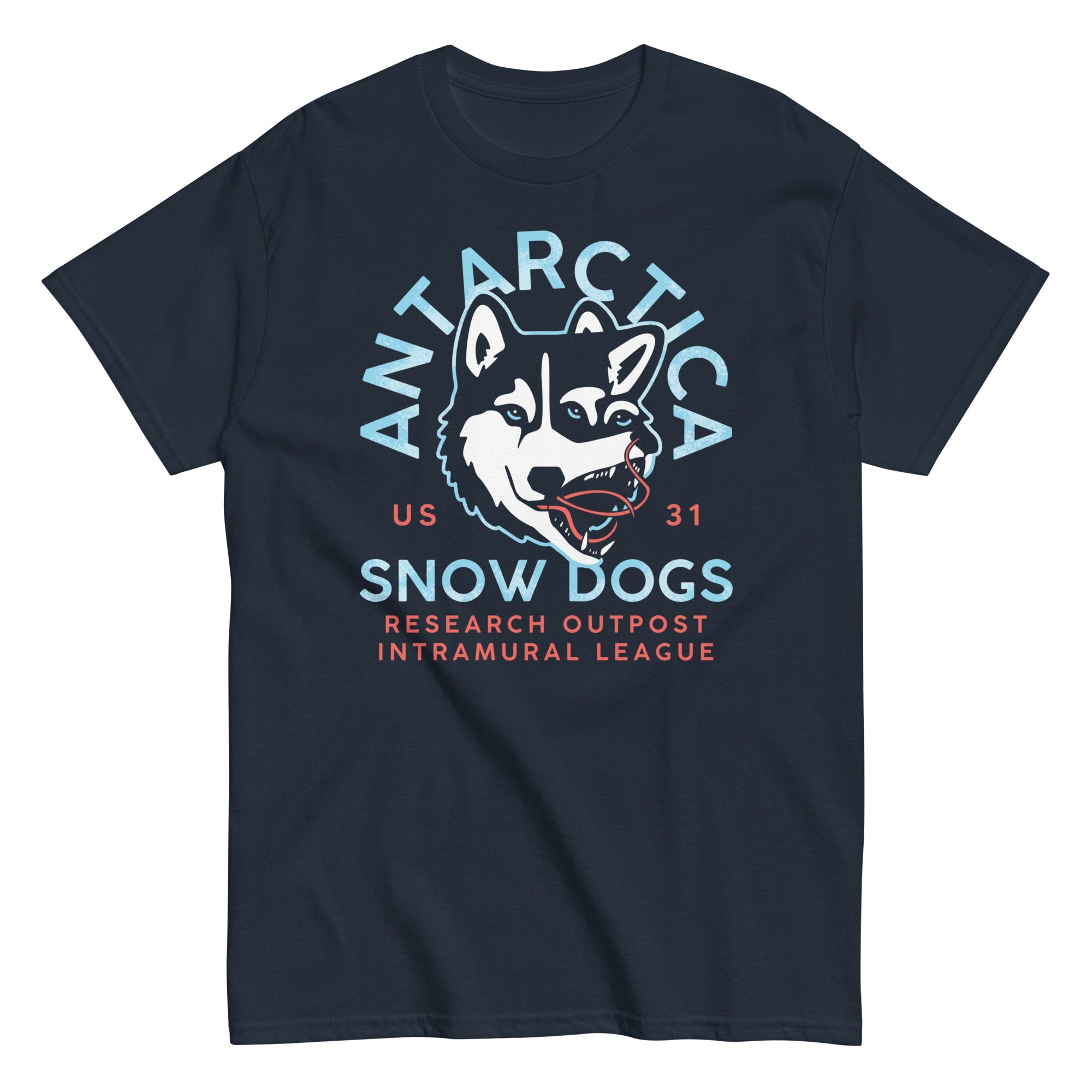 Antarctica Snow Dogs Men's Classic Tee