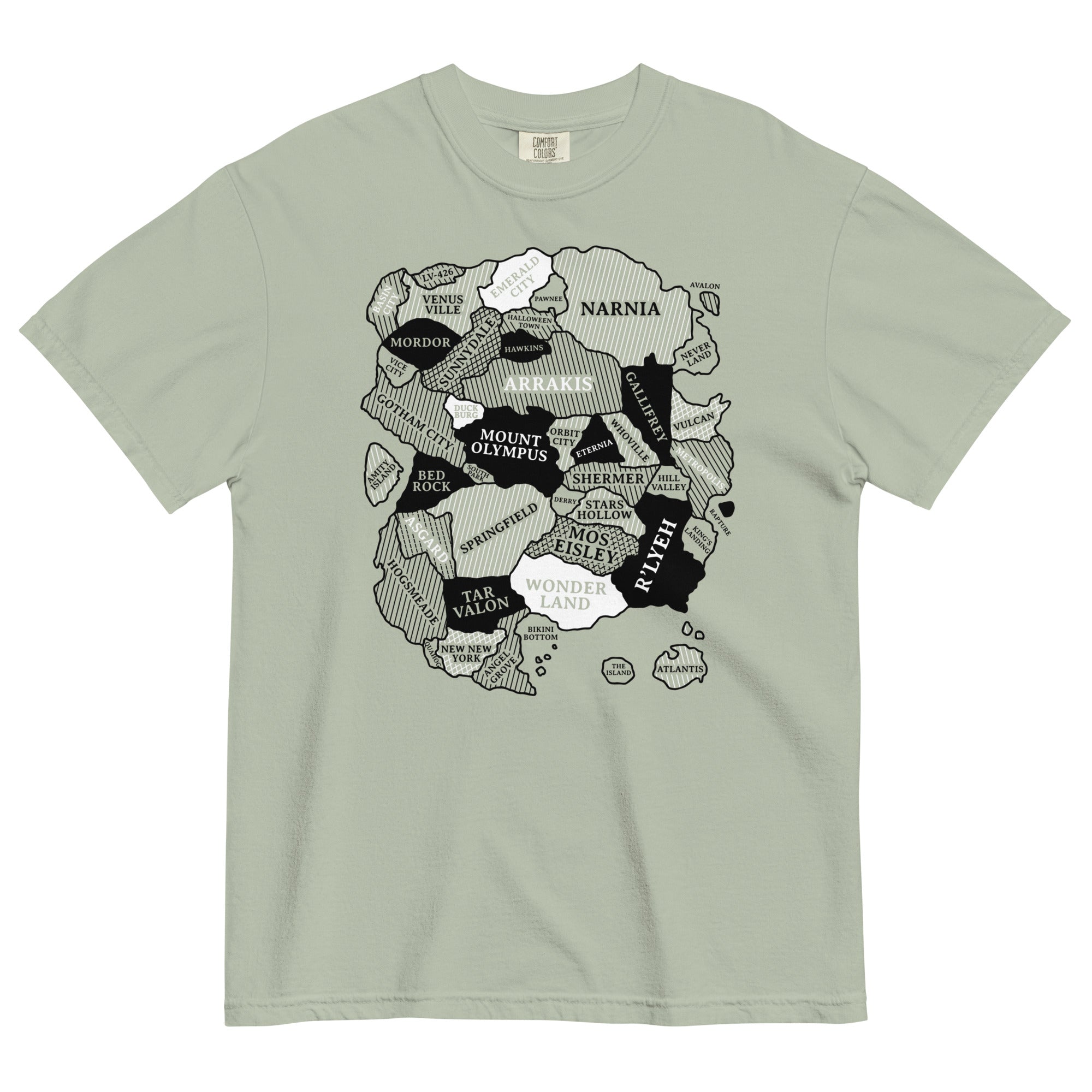 World Map Men's Relaxed Fit Tee