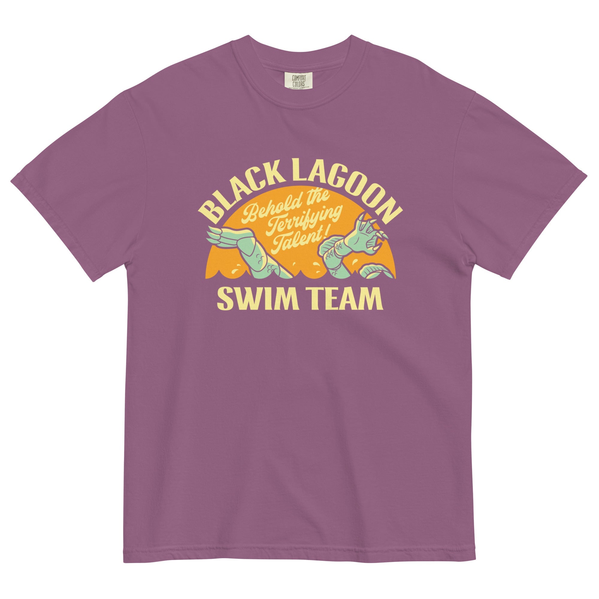 Black Lagoon Swim Team Men's Relaxed Fit Tee