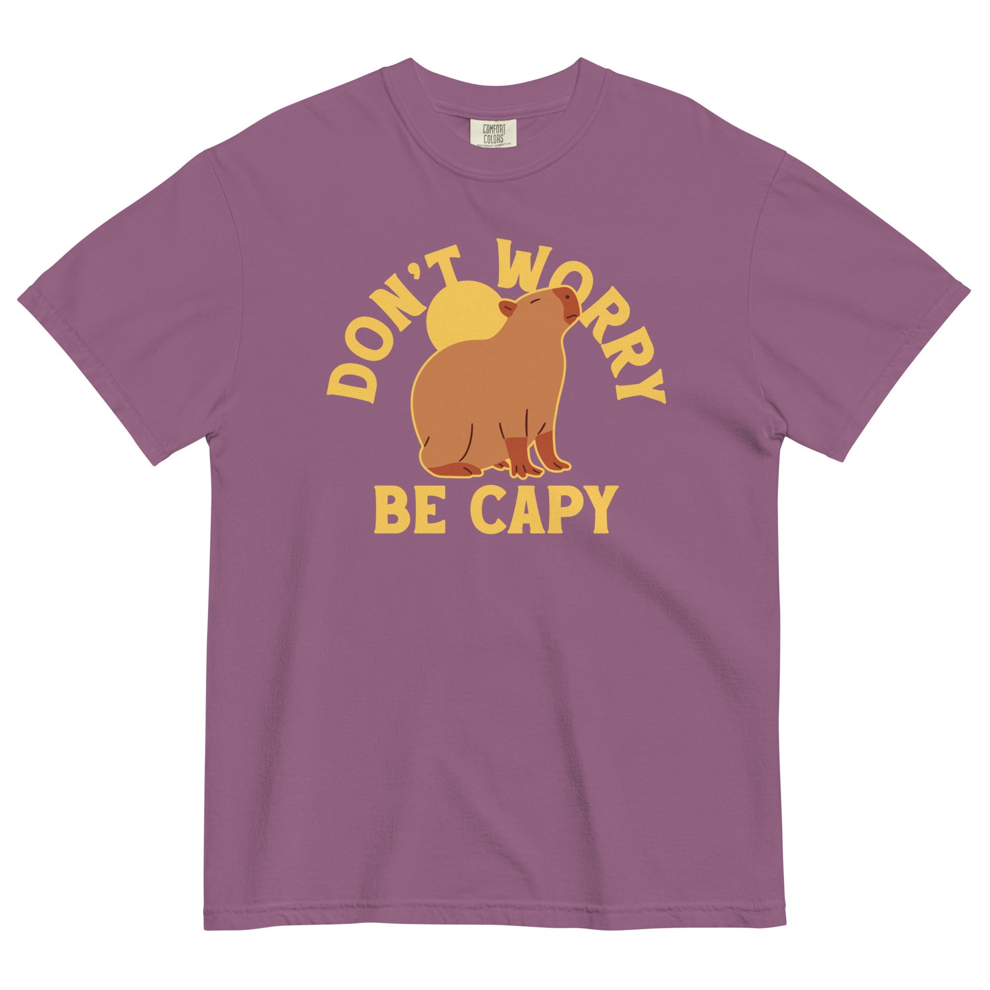 Don't Worry Be Capy Men's Relaxed Fit Tee
