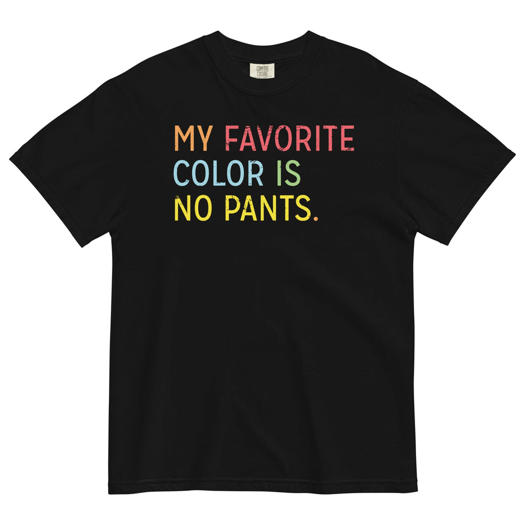 My Favorite Color Is No Pants Men's Relaxed Fit Tee