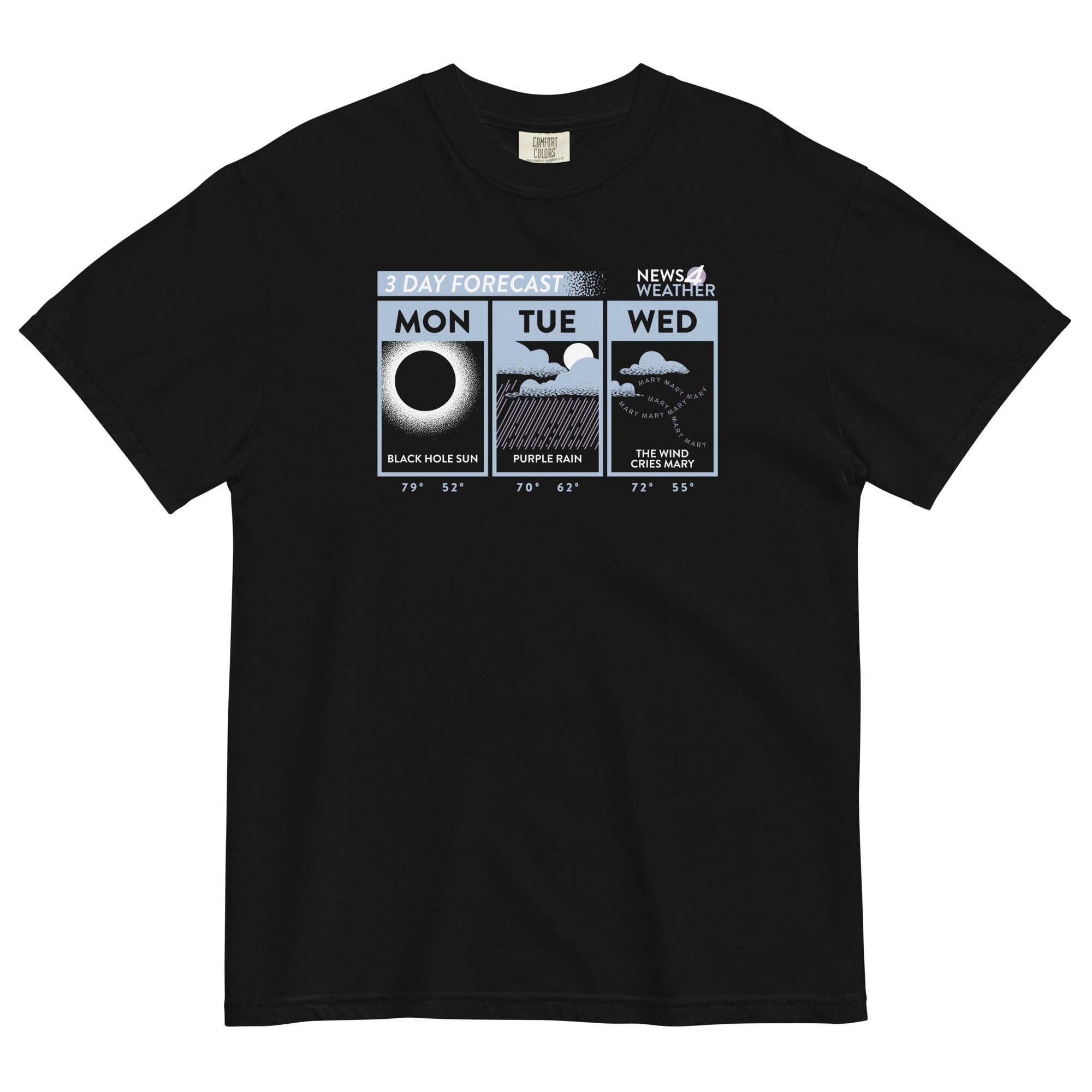 3 Day Forecast Men's Relaxed Fit Tee