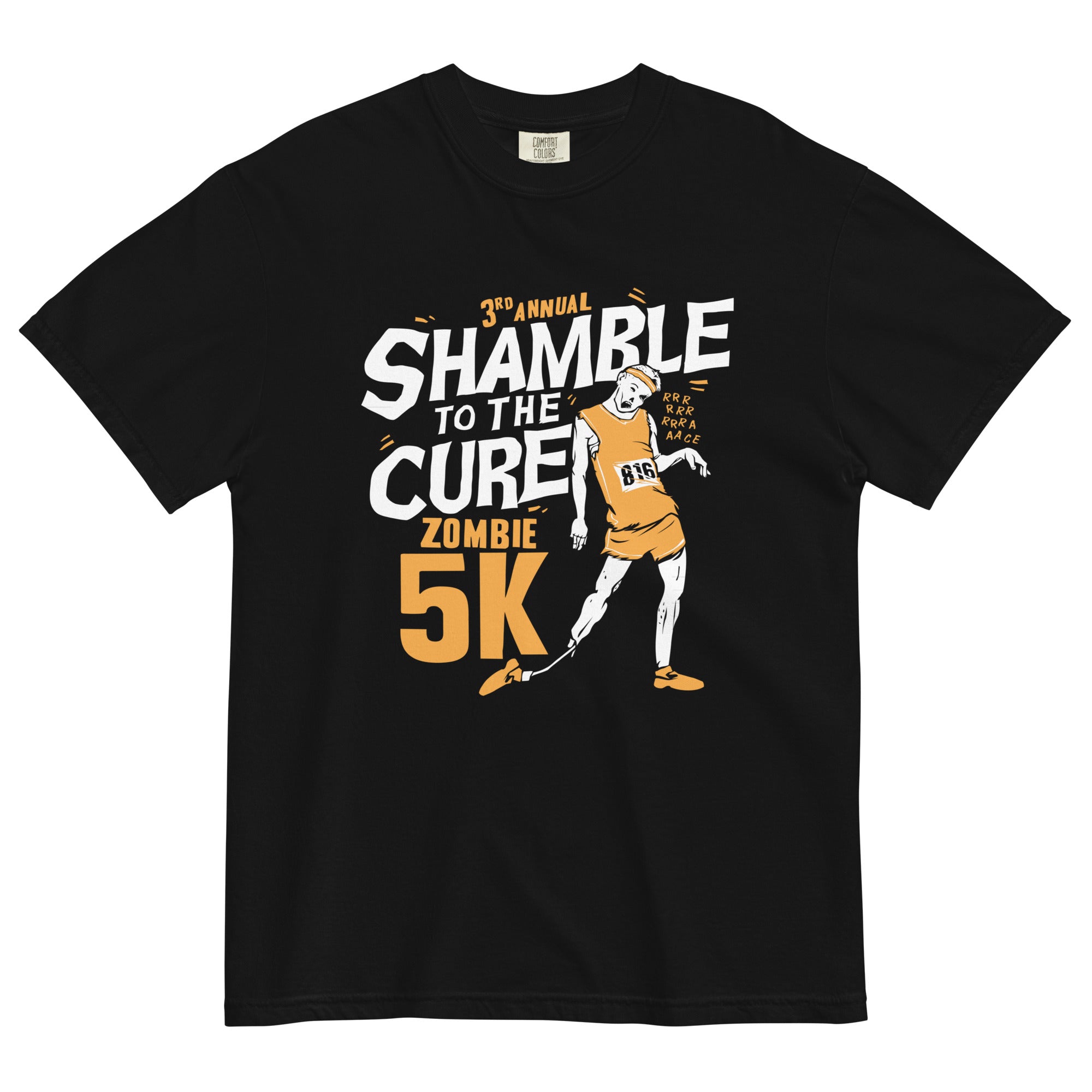 Shamble To The Cure Zombie 5K Men's Relaxed Fit Tee