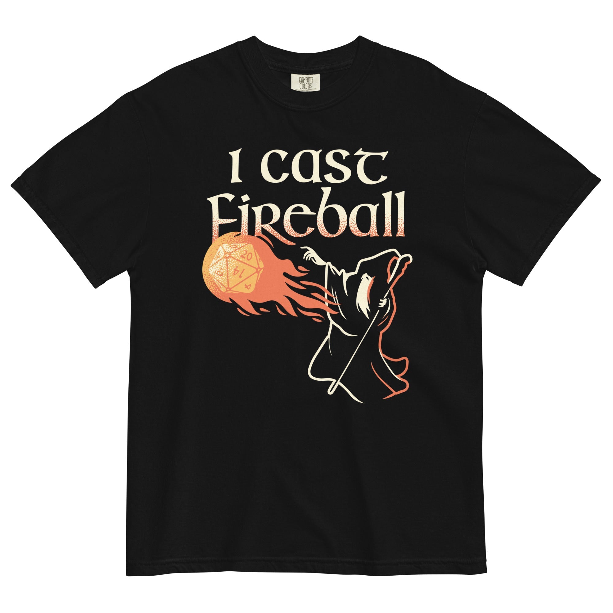 I Cast Fireball Men's Relaxed Fit Tee