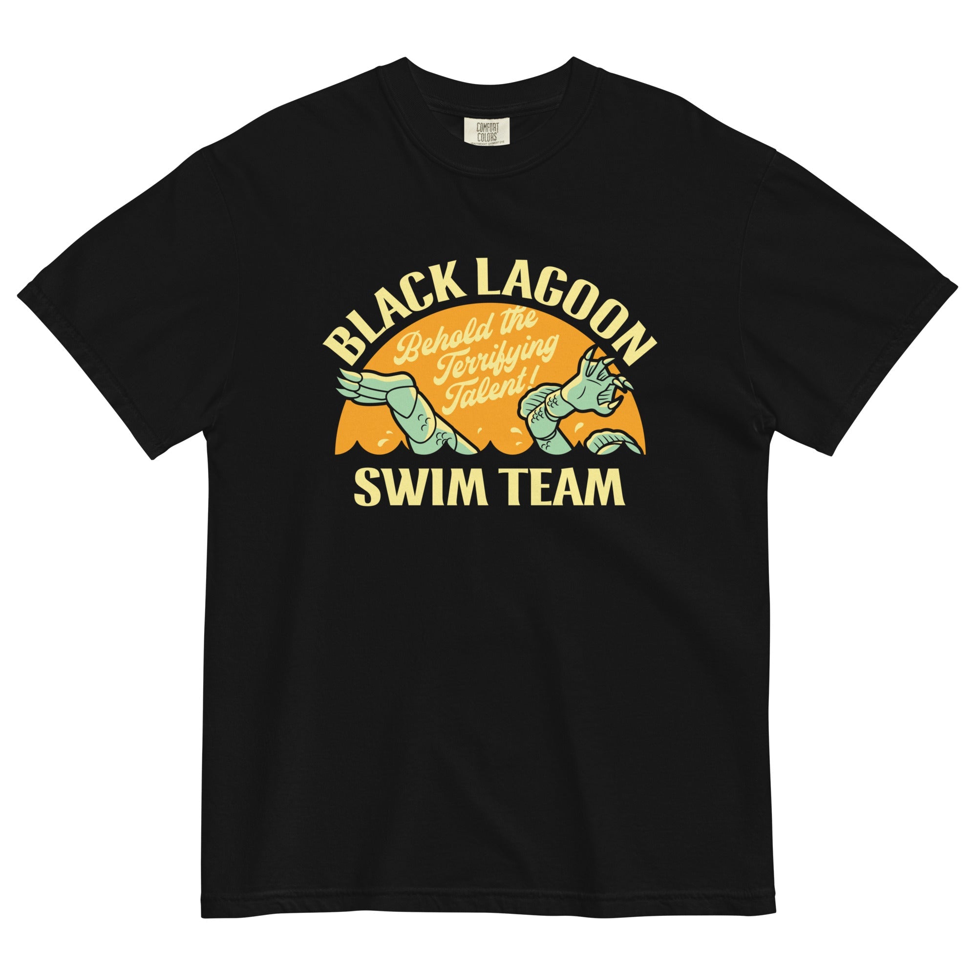 Black Lagoon Swim Team Men's Relaxed Fit Tee