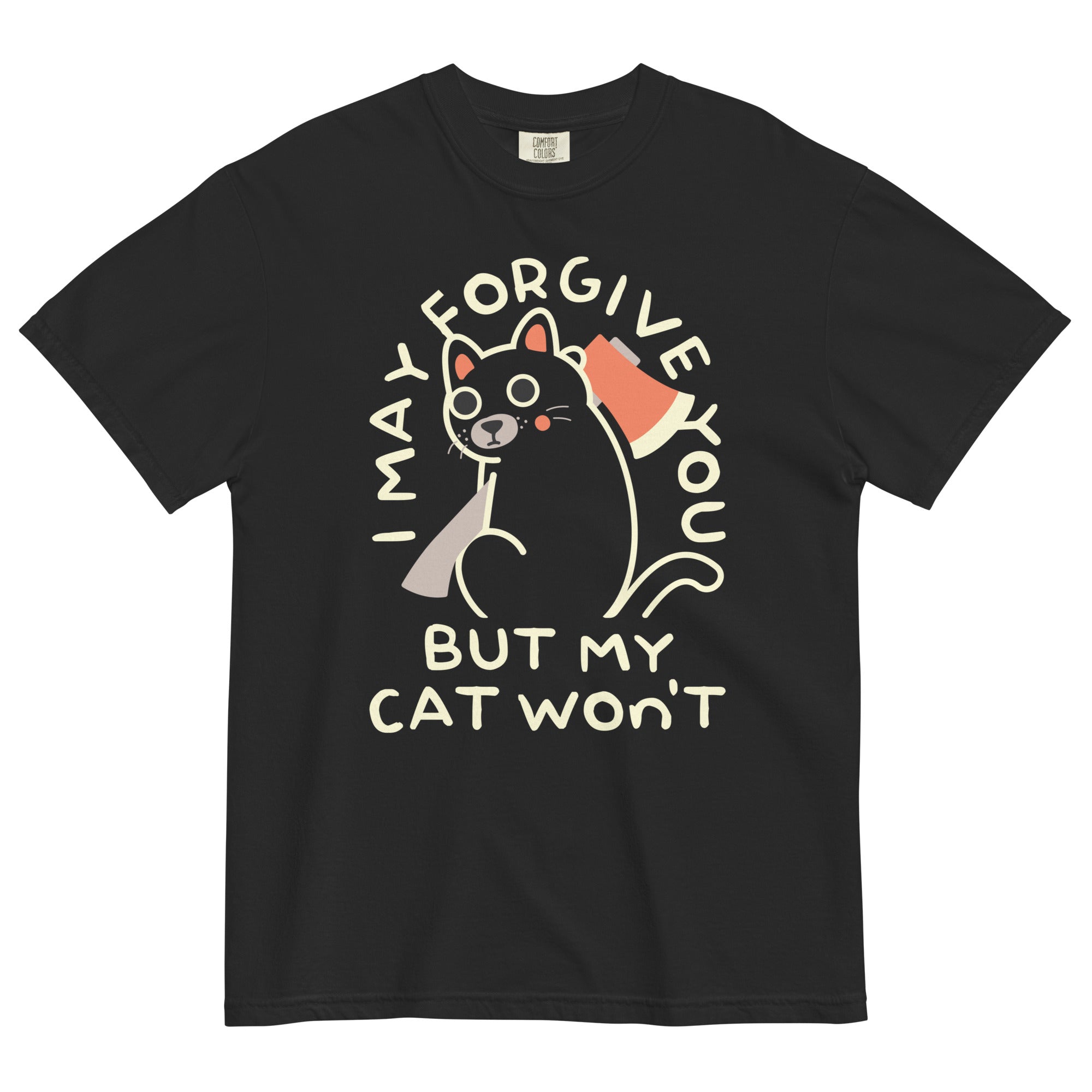 I May Forgive You But My Cat Won't Men's Relaxed Fit Tee