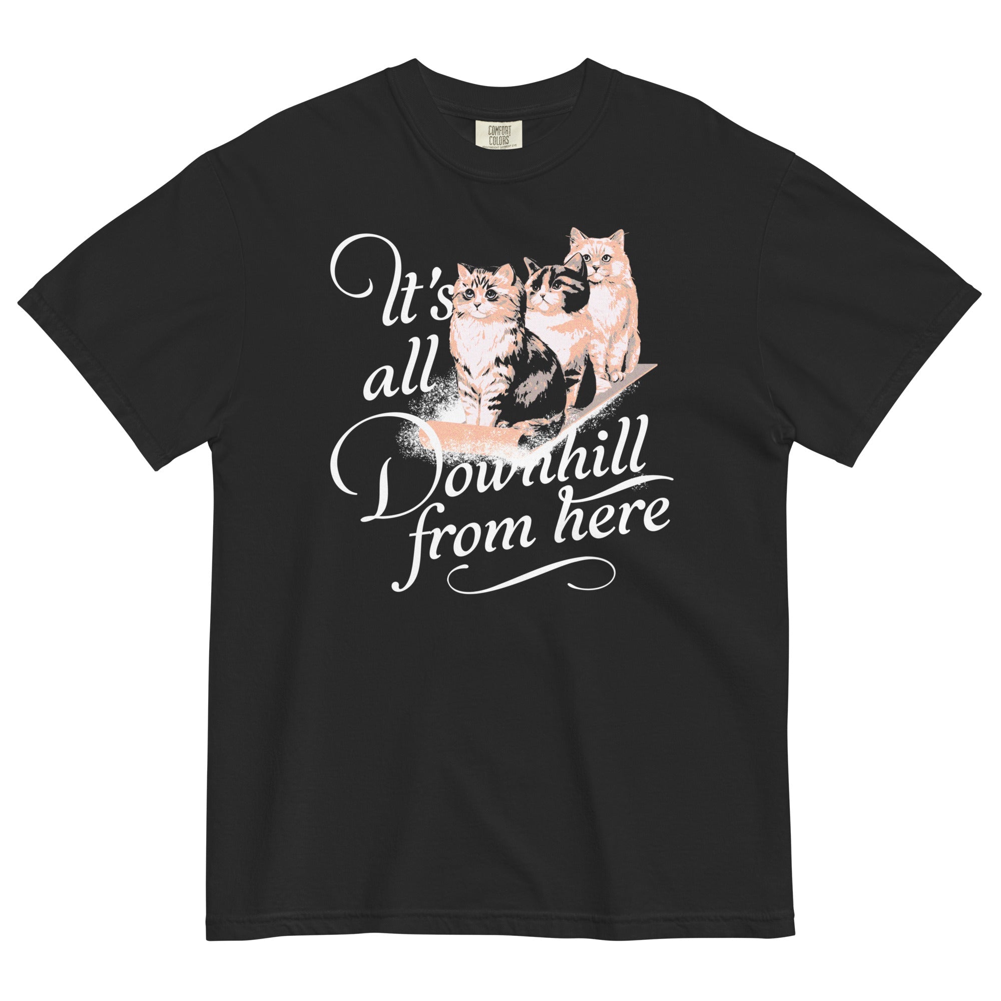 It's All Downhill From Here Men's Relaxed Fit Tee