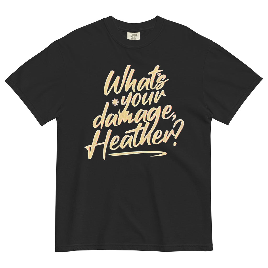 What's Your Damage, Heather? Men's Relaxed Fit Tee