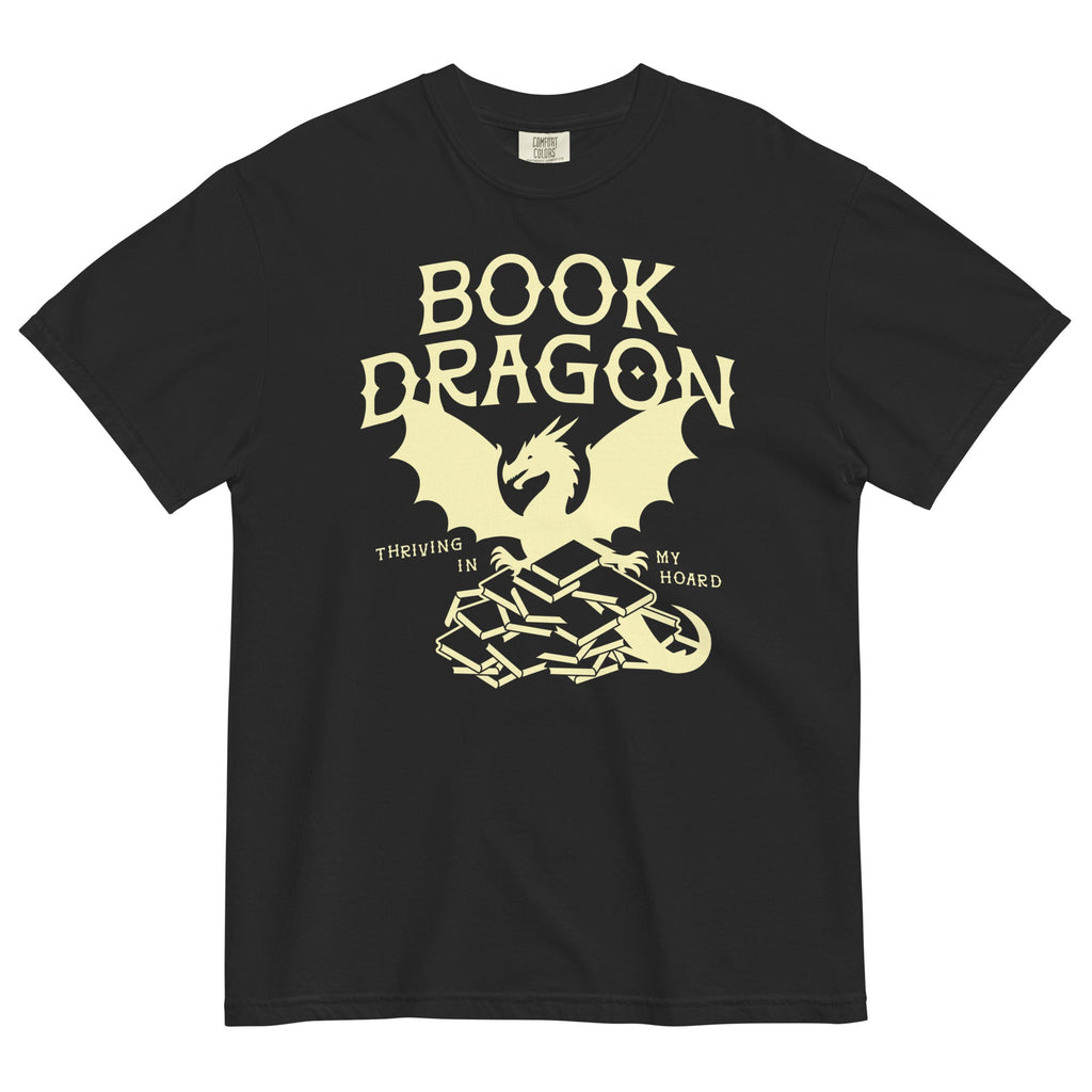 Book Dragon Thriving In My Hoard Men's Relaxed Fit Tee